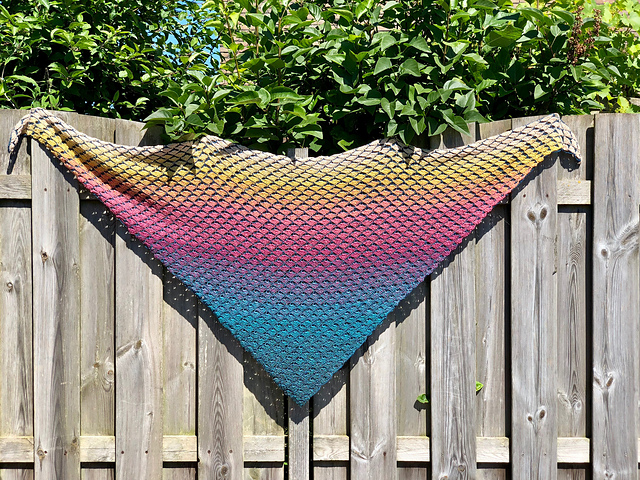 Olivia Triangle Shawl