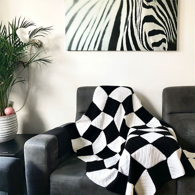 Ravelry: Wacky Blocks Blanket pattern by Jellina Verhoeff