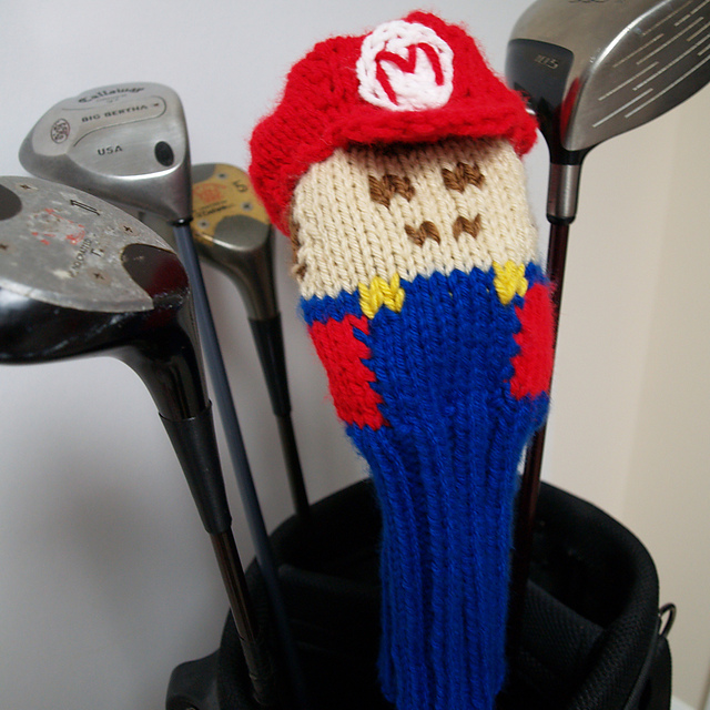 Super Mario Luigi Golf Club Cover