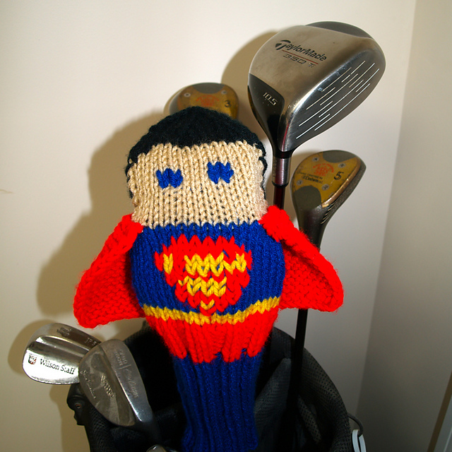 Superman Golf Club Cover