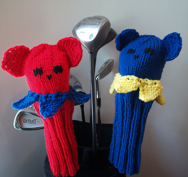 Dancing Bear Golf Club Cover
