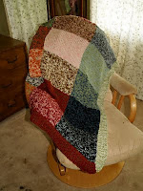 Remnant Scarf Blanket Afghan