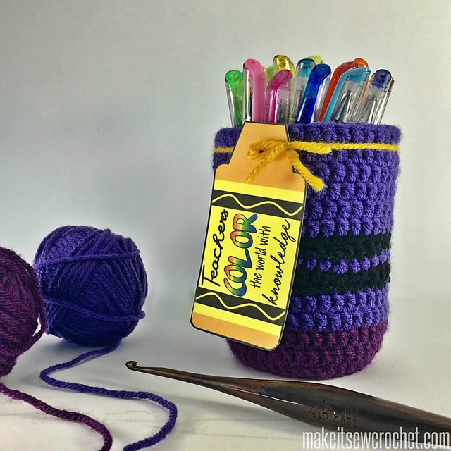 Crayon Mason Jar Cover