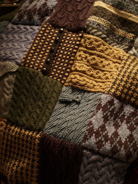 Gentleman's Sampler Afghan and Pillow