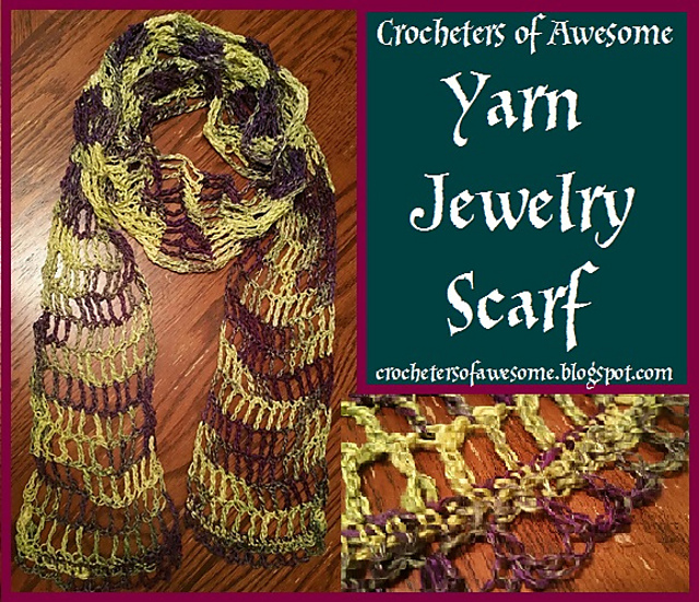 Yarn Jewelry Scarf
