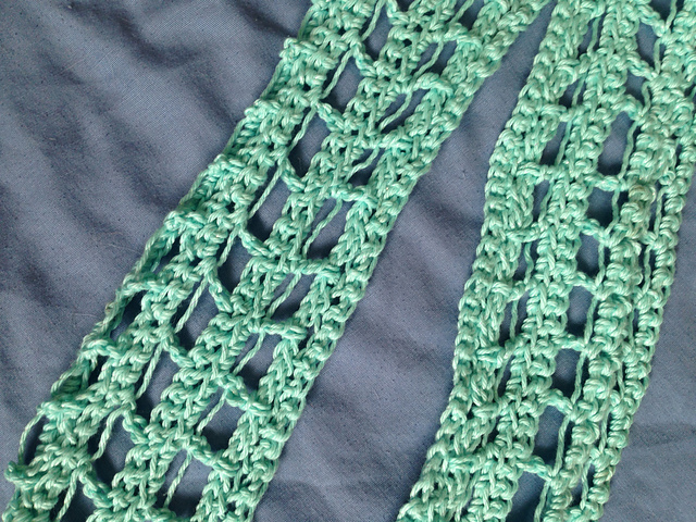 Aqua Sparkle Infinity Scarf