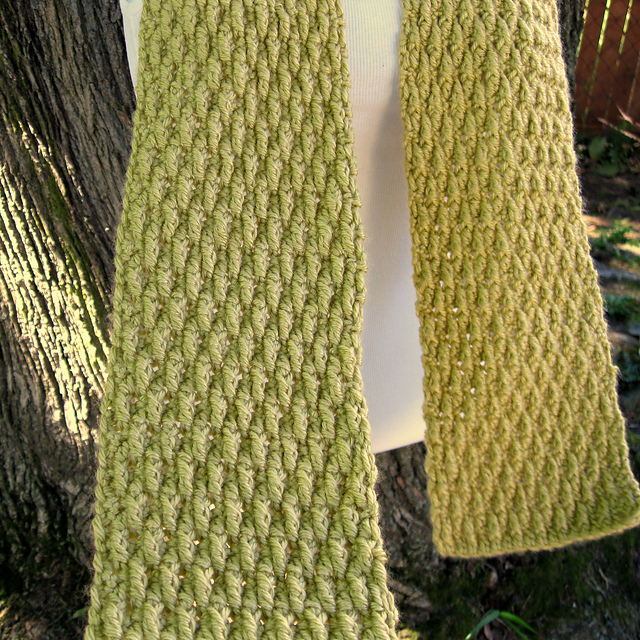 Twisted Ridges Scarf