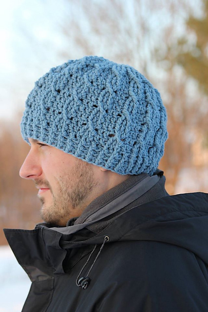 Cable Cross Beanie