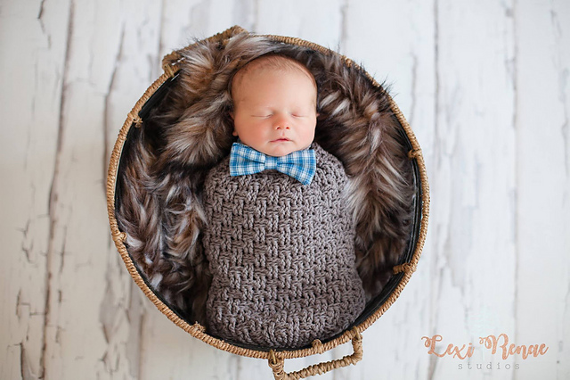 Texture Weave Baby Cocoon or Swaddle Sack
