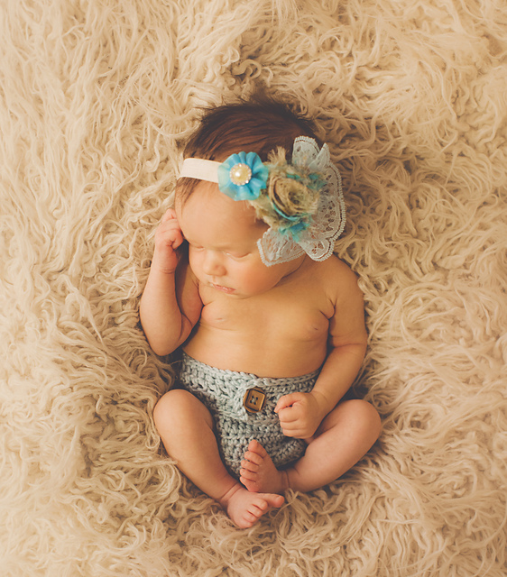 Baby Diaper Cover with Lion Tail or Flowers