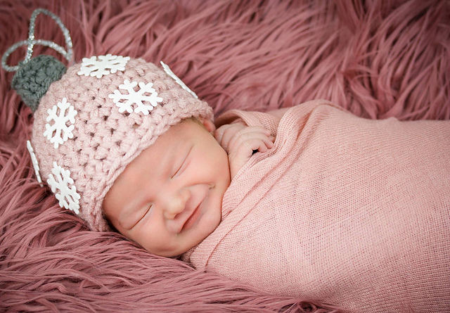 Christmas Snowflake Ornament Hat