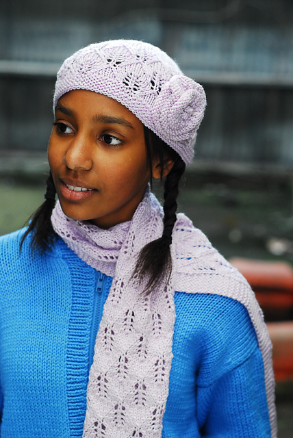Fern Lace Cap & Scarf