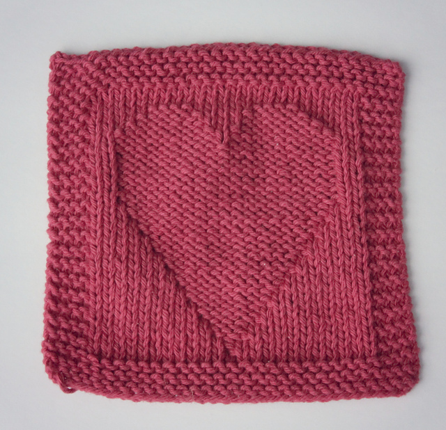 Heart Dishcloth