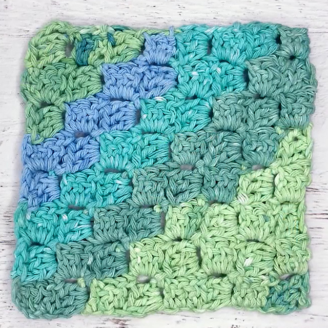 Corner-to-Corner Dishcloth