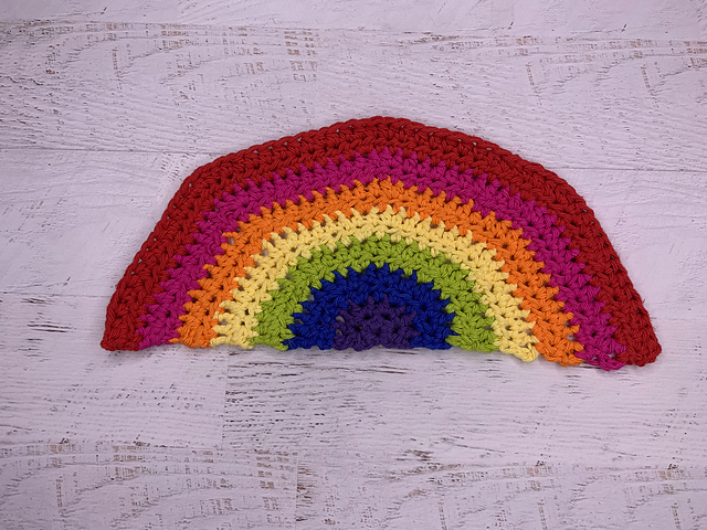 Rainbow Dishcloth