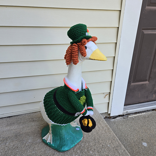 March Lady Leprechaun Goose Outfit