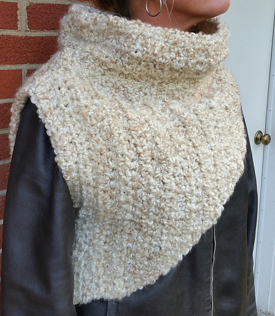 Crocheted Huntress Cowl