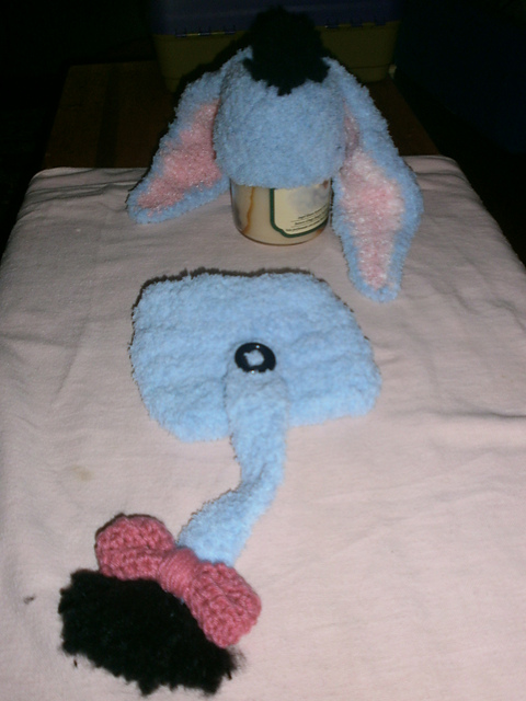 fluffy donkey set
