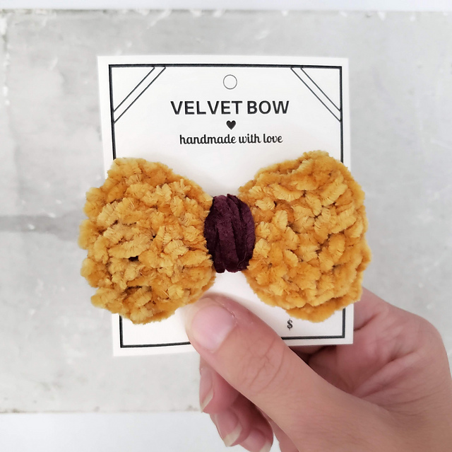 Velvet Hair Bow