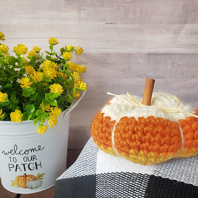 Candy Corn Pumpkin