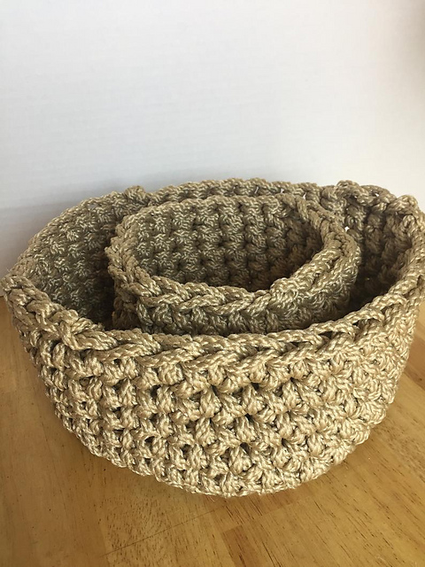 Crochet Nesting Baskets