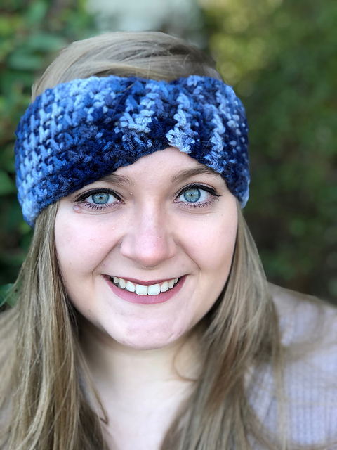 Crochet Twisted Headband