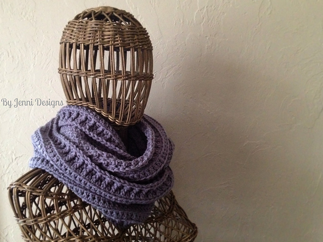 Textured Infinity Scarf