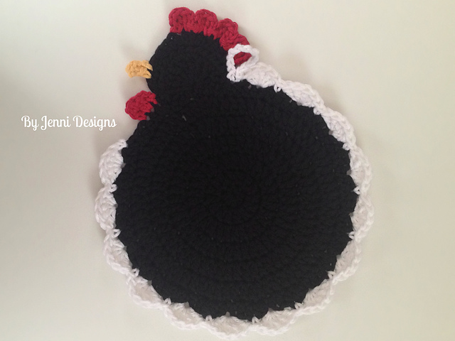Chicken Dish Rag or Pot Holder