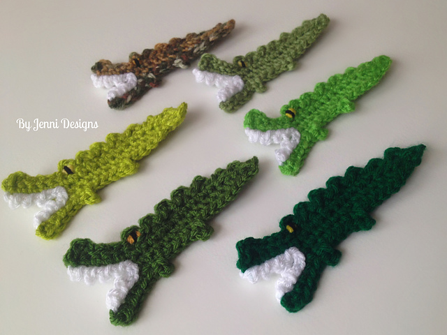 Alligator or Crocodile Applique