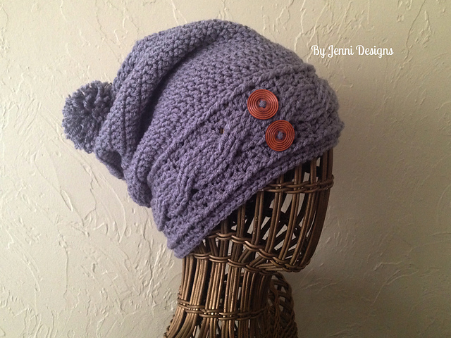 Women's Slouchy Cable Hat