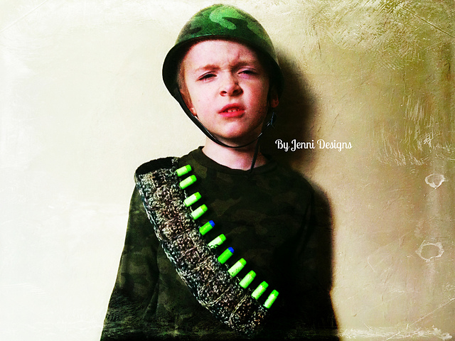 Ammo Shoulder Belt for Toy Foam Bullets