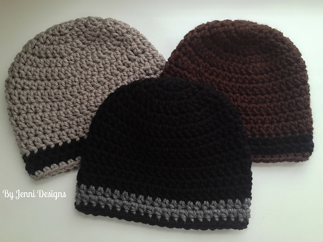 Men's Chunky Stripe Beanie