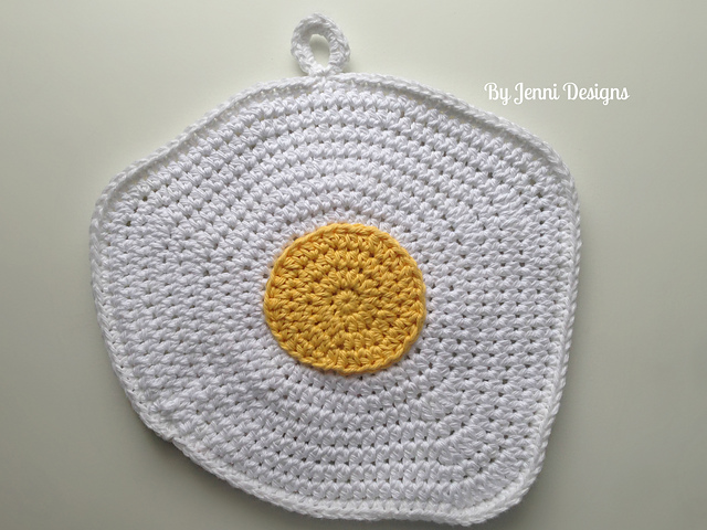 Sunny Side Up Egg Pot Holder