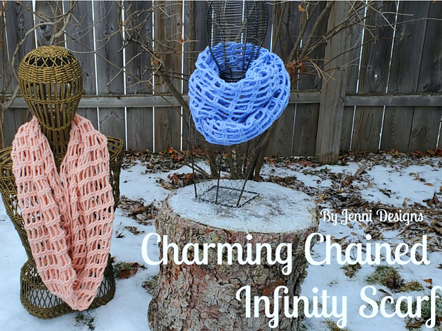 Charming Chained Infinity Scarf