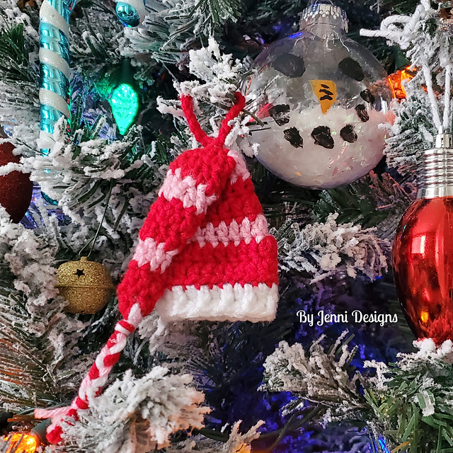 Elf Hat Christmas Ornament