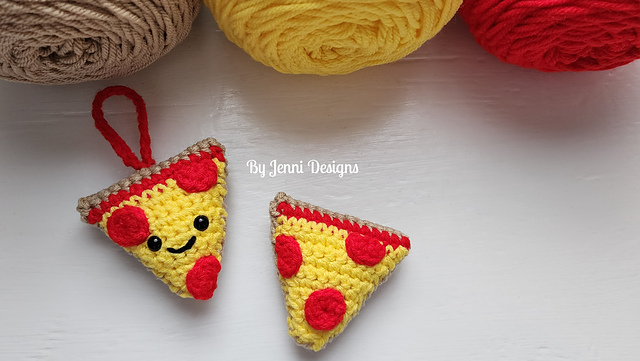 Happy Little Pizza Guy Amigurumi