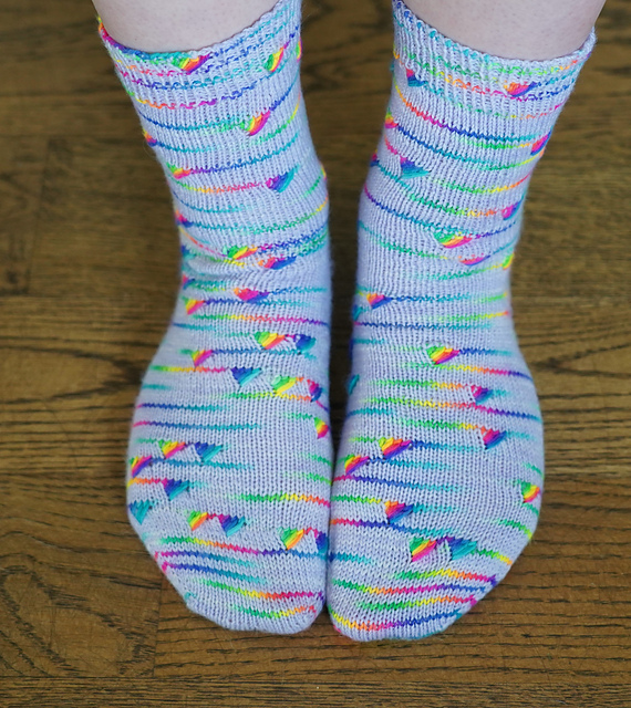 Pool Party Socks - Assigned Pooling