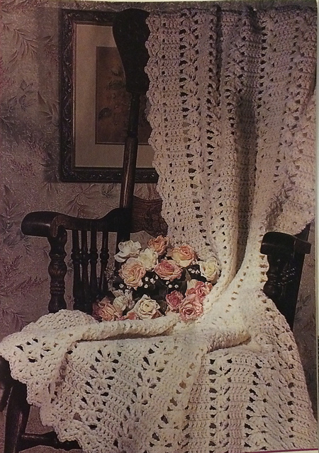 Butterscotch Shells Afghan