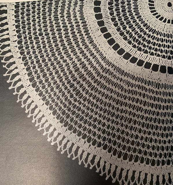 Half Knot Stitch Doily