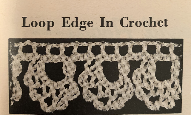 Loop Edge in Crochet