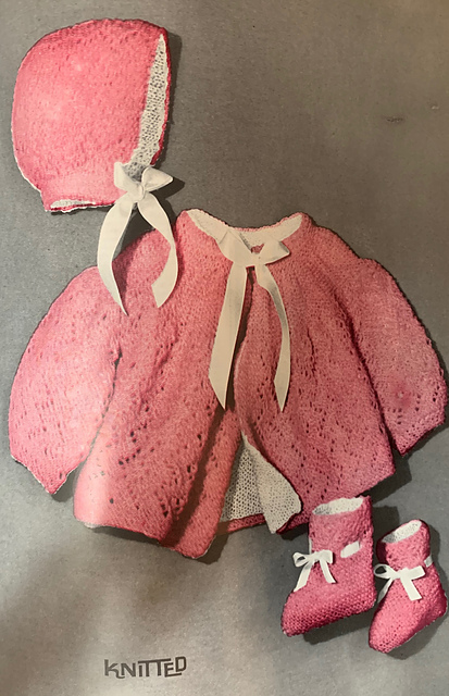 Infant's Lacy Set
