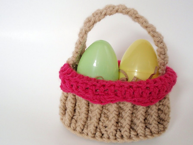 No-Sew Easter/Spring Basket