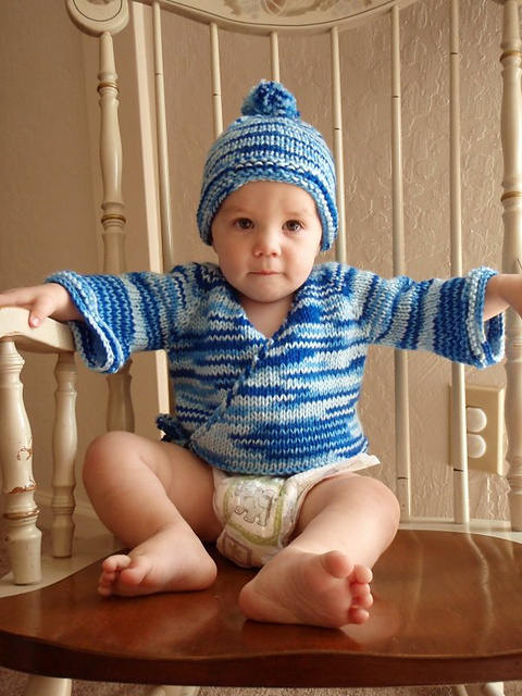 Bulky Seamless Baby Kimono