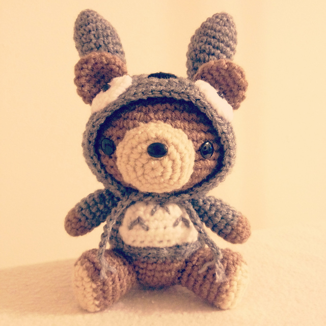 Totoro Hoodie Bear