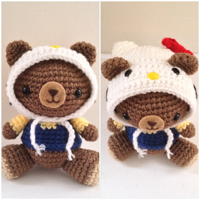 Hello Kitty Hoodie Bear
