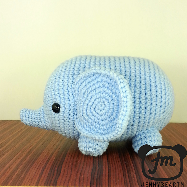 Maxi Elephant Amigurumi Plush