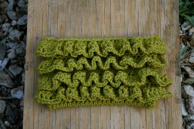 Ruffle Clutch
