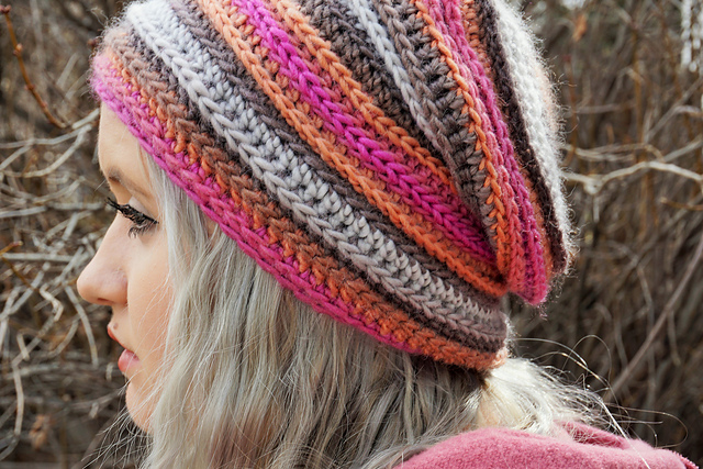 Ceres Ridged Slouchy Beanie