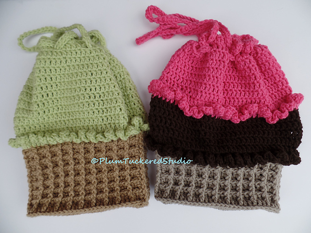 Ice Cream Waffle Cone Purse