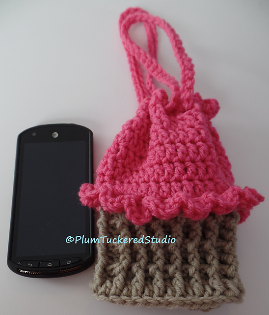 Mini Ice Cream Cone Pouch